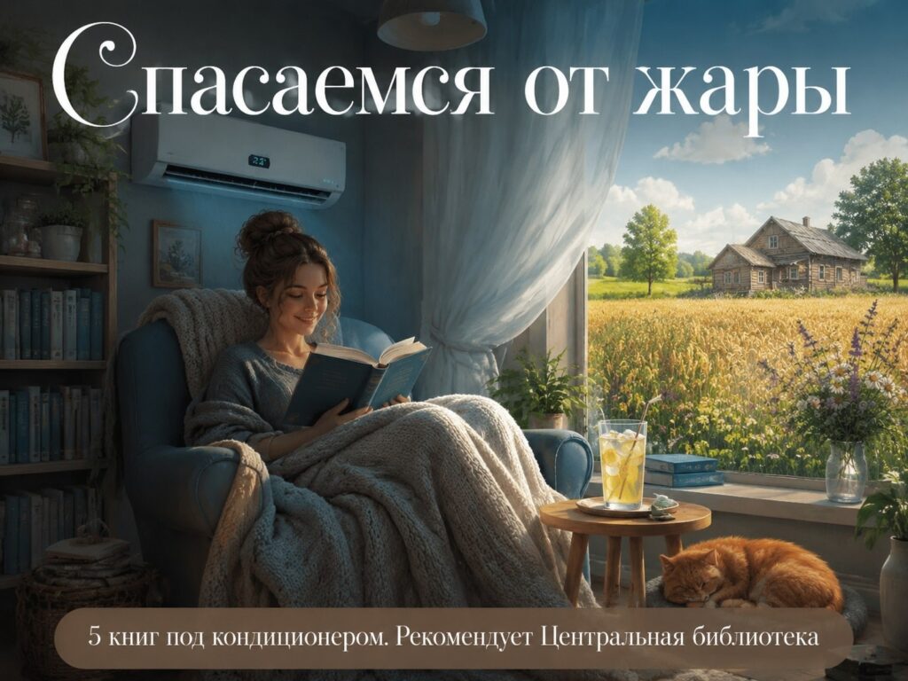 ☀️Идеальная погода для... ничего не делать? Нет, для чтения! Пока столбик термометра плавится от жары, а вы спасаетесь дома под спасительным кондиционером, самое время устроить книжный запой. За окном